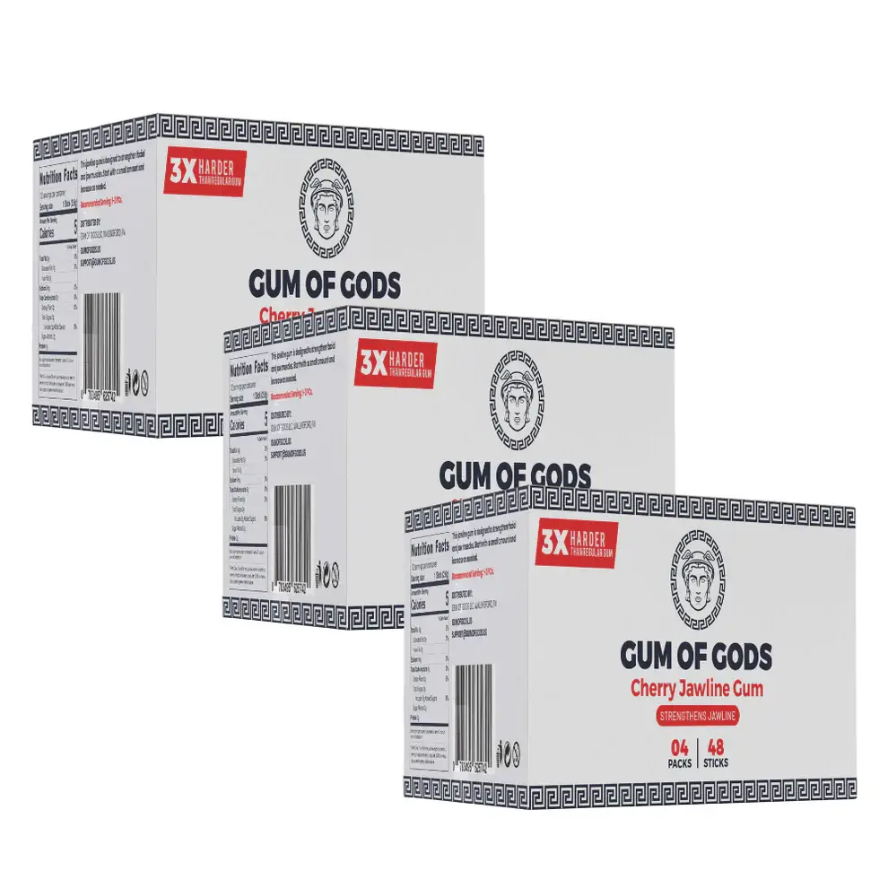 Gum of Gods - Wholesale Chewing Gum - Gum of Gods: Jawline Gum2
