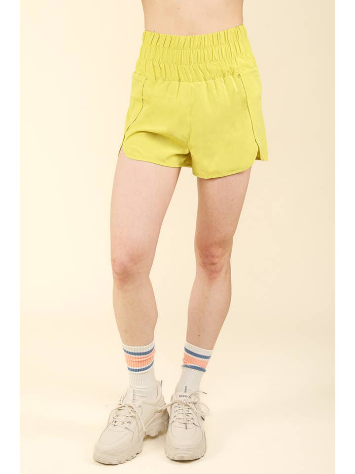 VERY J - Vendita all'ingrosso Pantaloncini sportivi - Donna - NP70025-Pantaloncini sportivi in vita elasticizzata2