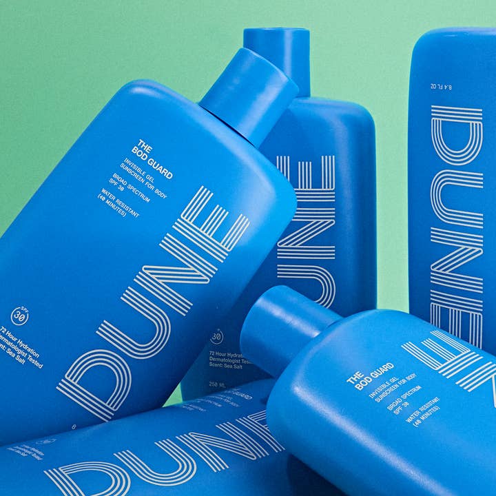 DUNE Suncare - Wholesale Sunscreen - The Bod Guard - Invisible Gel Body Sunscreen SPF 308