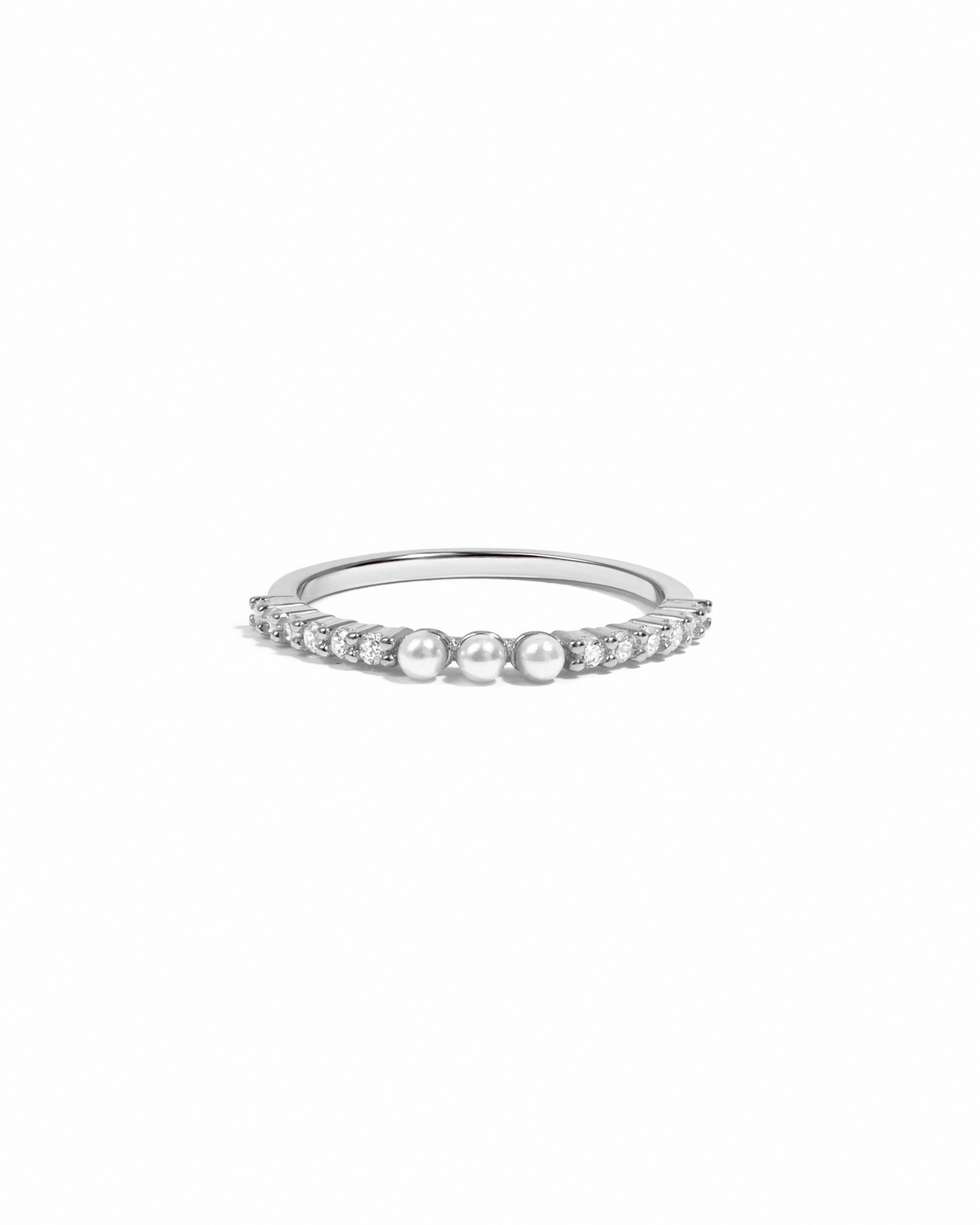 Sami Jewels - Vente Bague avec plusieurs pierres - Bague trois perles2