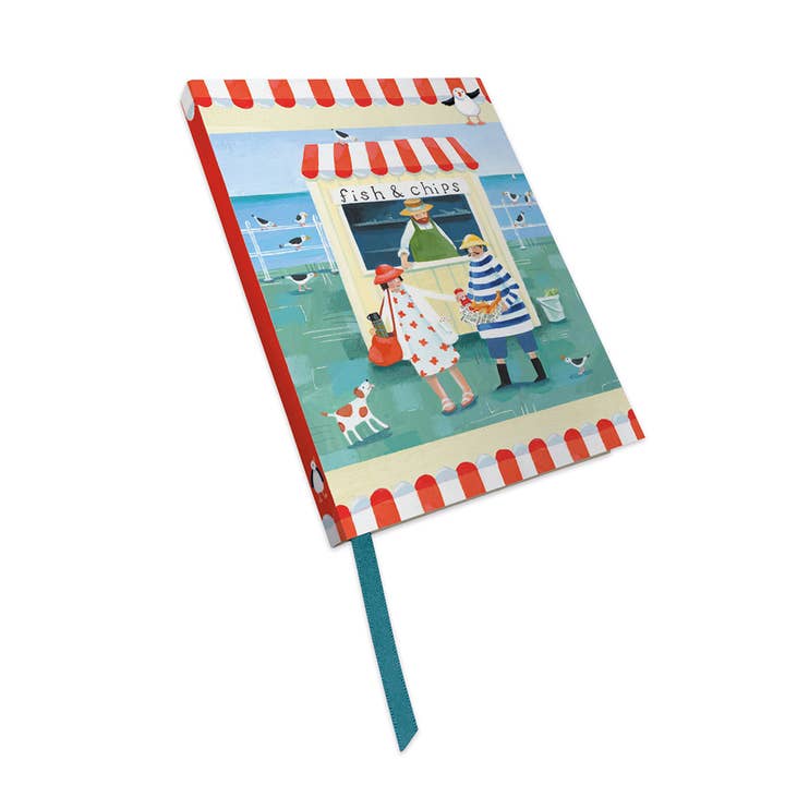 Emma Ball Ltd – wholesale Anteckningsbok – Fish & Chips bunden anteckningsbok