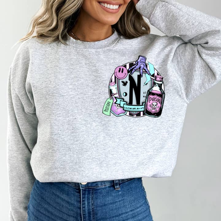 Southern Backroad Tees LLC - Wholesale Graphic Sweatshirt - Women's - I Hate People Halloween Sweatshirt 1