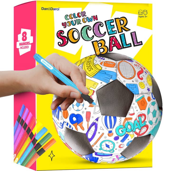 Kit de coloriage de ballon de football Dan&Darci pour enfants pour la vente par Dan&Darci