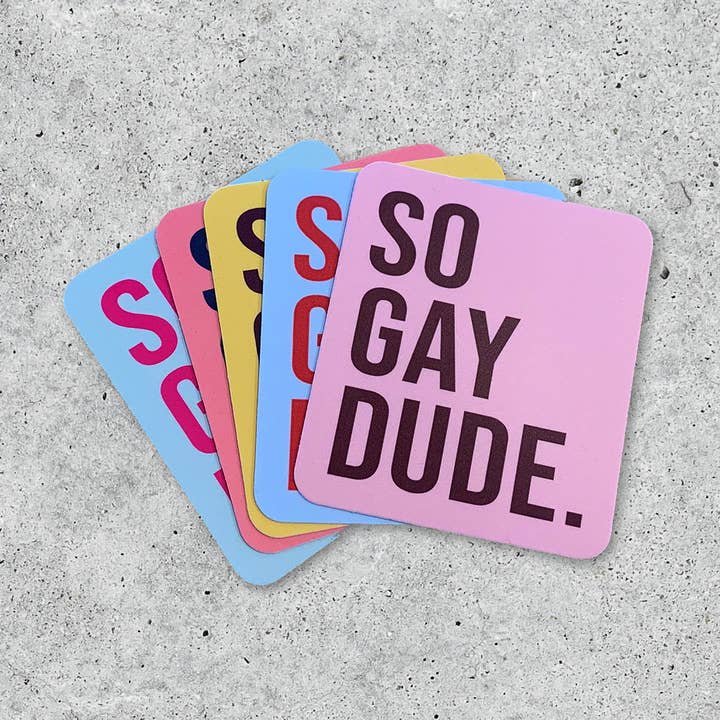Citizen Ruth - Wholesale Sticker - So Gay Dude vinyl sticker0