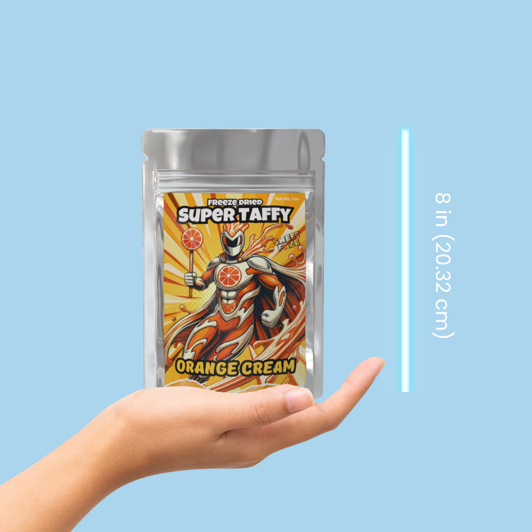 Sweet Faze LLC - Wholesale Taffy (zachte toffee) - Vriesdroog Super Taffy | Sinaasappelroom - Groothandel2