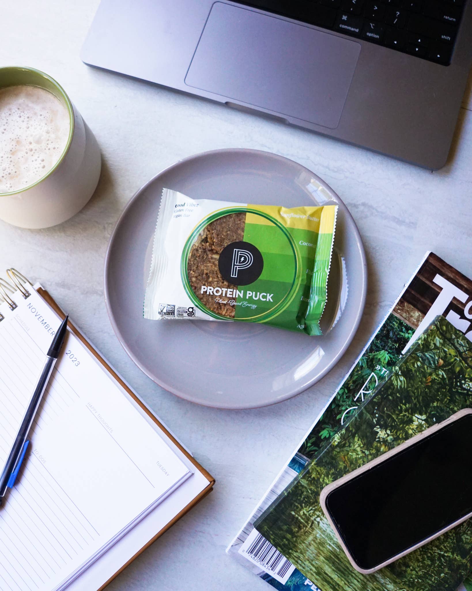 Protein Puck - Wholesale Snack Bar - Good Vibes (Coconut, Almond, Sunflower) (16 - 3.25oz Bars)15