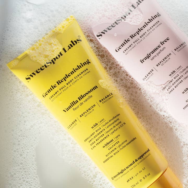 Sweetspot Labs - Wholesale Body Wash/Shower Gel - Vanilla Blossom pH-Balancing+ Full Body Cleanser - 8oz