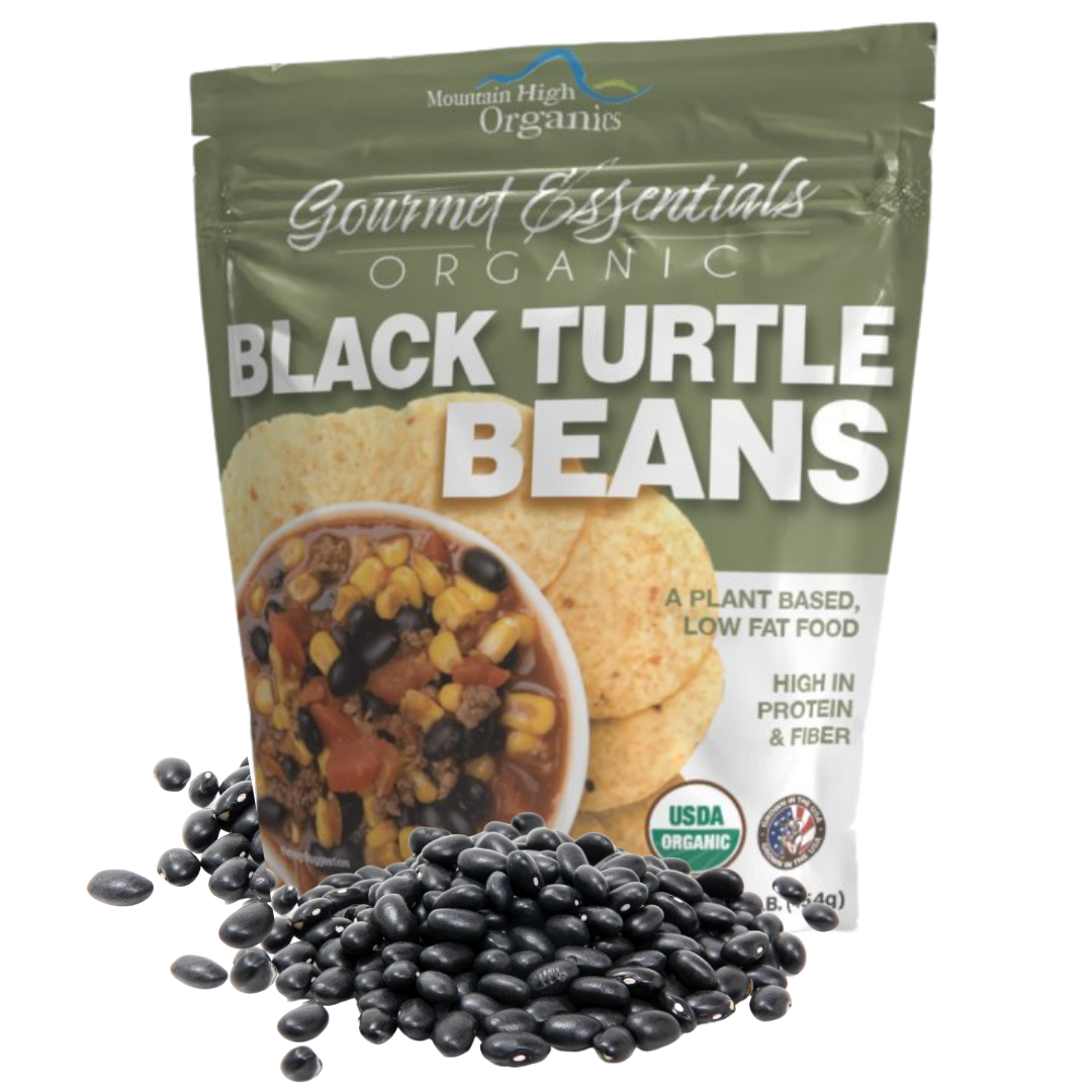 Mountain High Organics – wholesale Beans – Organic Black Beans, 1lb. (6 pack) - Mountain High Organics1
