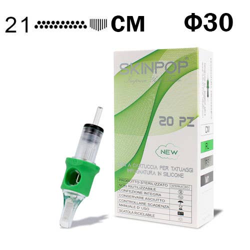 SKINPOP - Wholesale Tattoo Ointment/Care - NEW SKINPOP SILICONE TATTOO NEEDLE CARTRIDGES 20pcs73