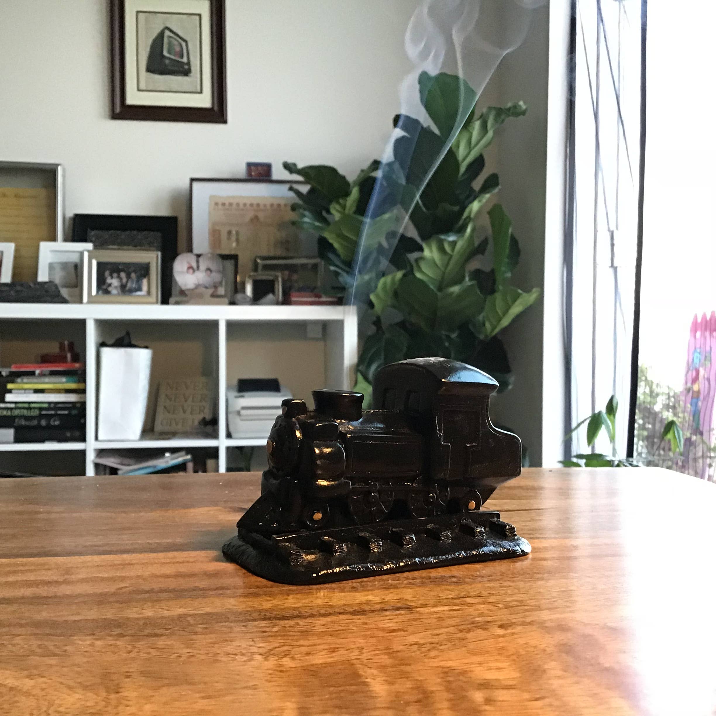 DW91 LLC - Wholesale Incense Holder - West - Wood Incense Back Flow Burner Train Steam Engine6