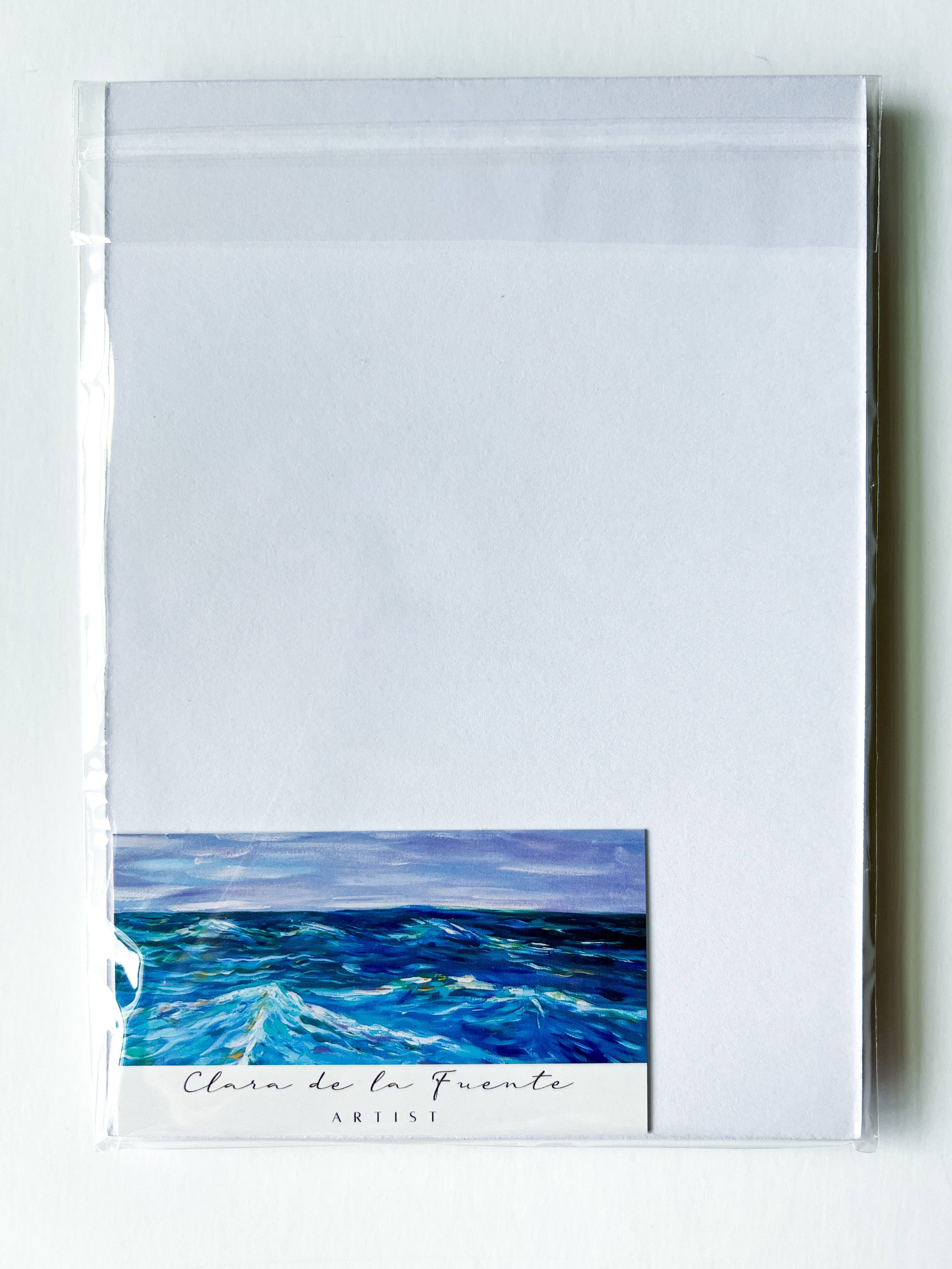 Clara de la Fuente Artist - Wholesale Luggage Tag - Colorful Sea Water Waves  Luggage Tag. Lake Michigan.Premium10