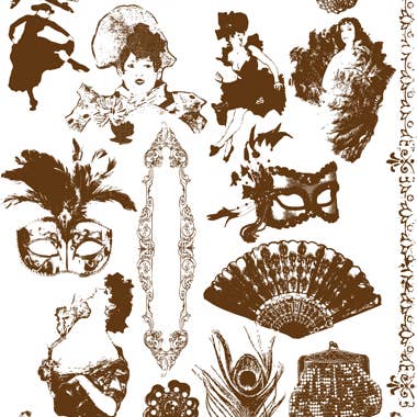 Strofinacci floccati 5 x 7 Backstage per la vendita all'ingrosso da parte di Prima Marketing Inc