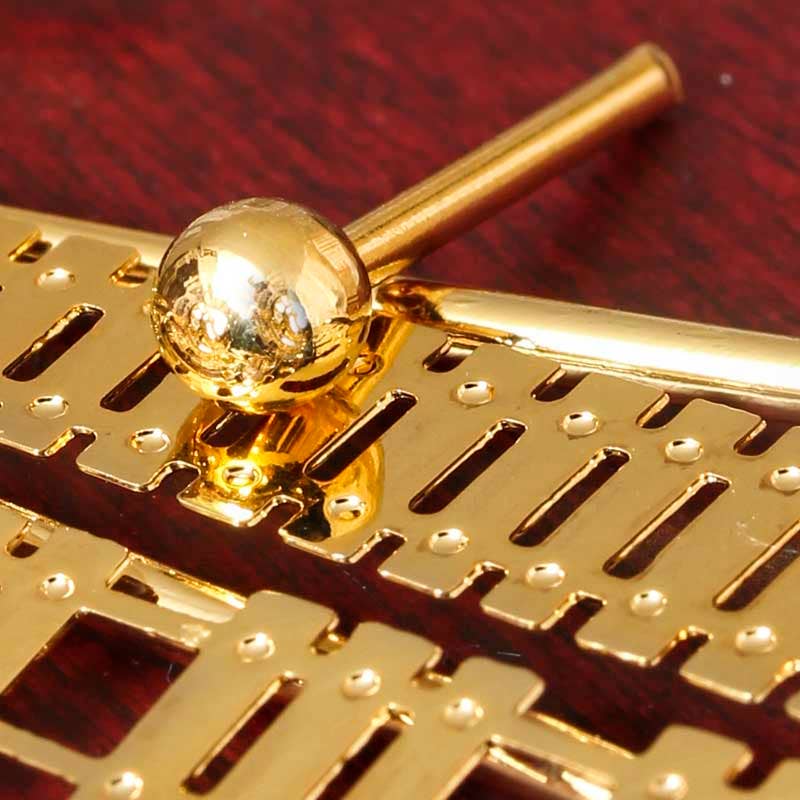 Factory Direct Craft - Wholesale Decorative Tabletop Object - Mini Brass Musical Instrument - Select Type7