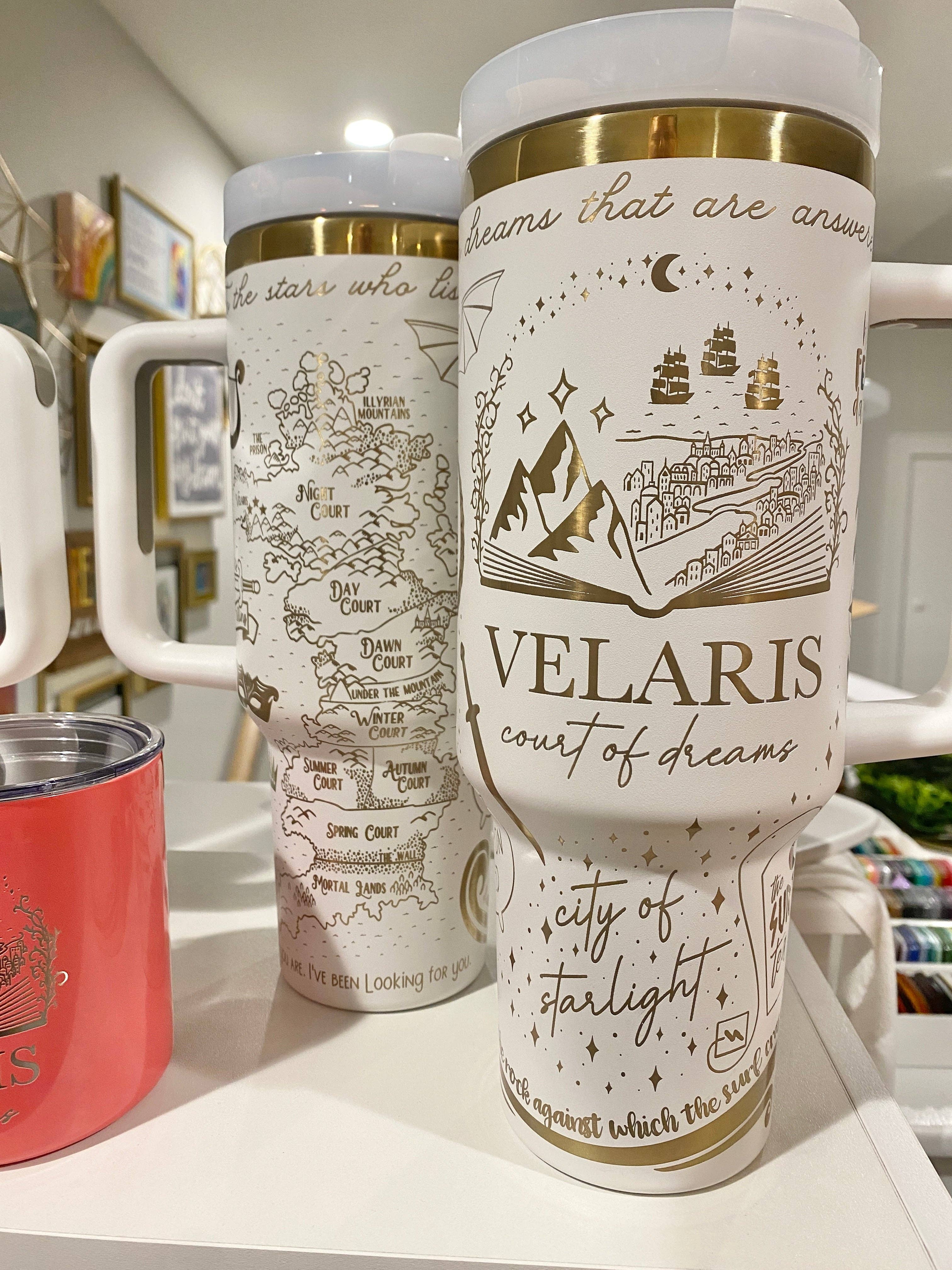 zoo&roo - Venta al por mayor Vaso termo - Vaso grabado ACOTAR de 40 oz con licencia oficial de libro14