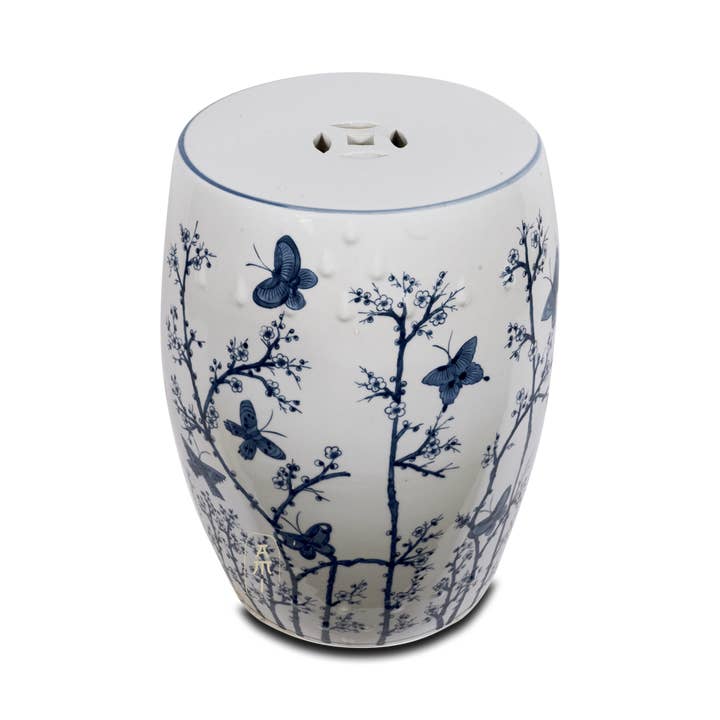 Asian Mix Interior - Wholesale Stool - Gardenstool butterfly BW2