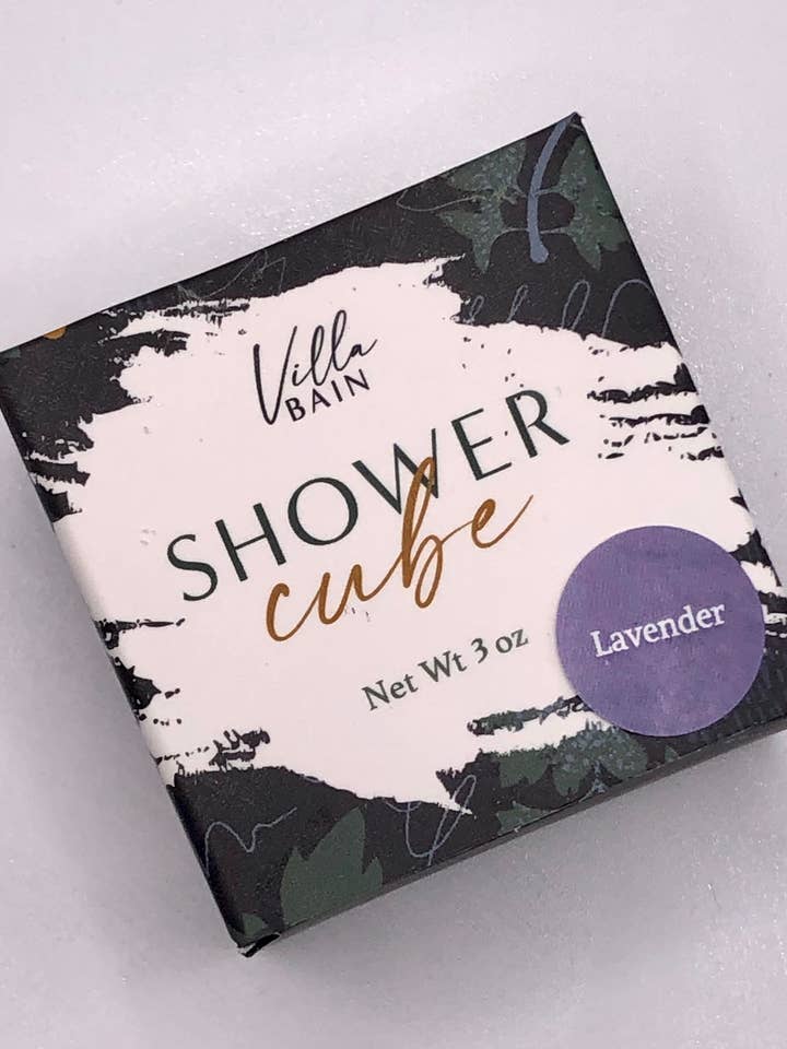 Cube de douche à la lavande* pour la vente par Villa Bain