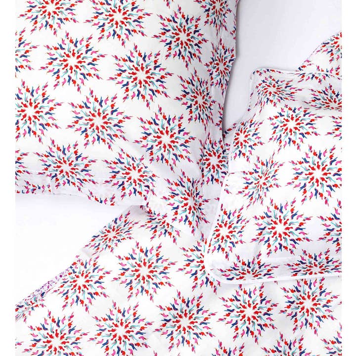 Little Cabari - Venta al por mayor Fundas nórdicas - Funda nórdica MAZURKA color granadina