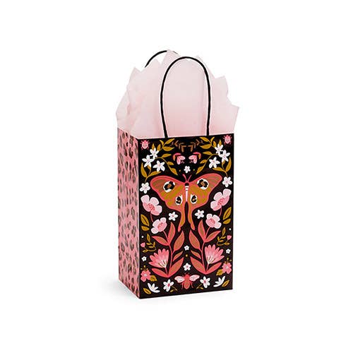 Nashville Wraps - Wholesale Gift Bag - Butterfly Leopard Paper Retail Gift Bags0