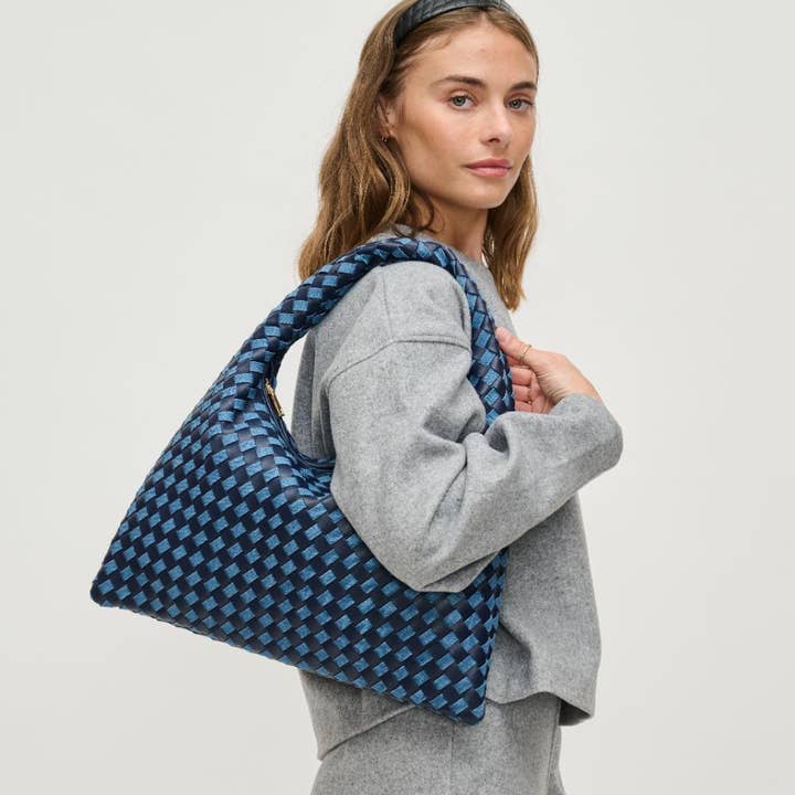 Urban Expressions - Wholesale Shoulder Bag - Women's - Leah Woven Hobo
