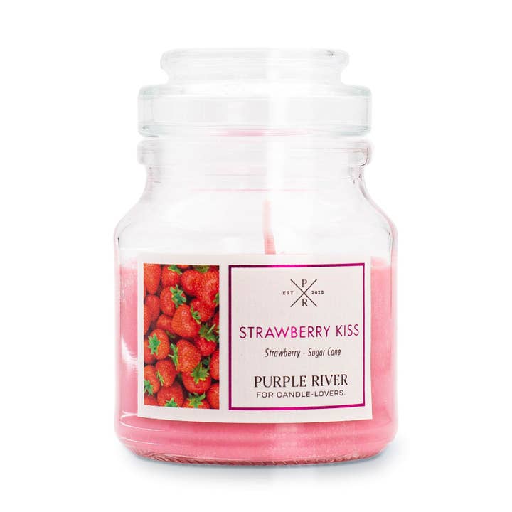 Duftlys Strawberry Kiss - 113g for engroshandel hos Purple River