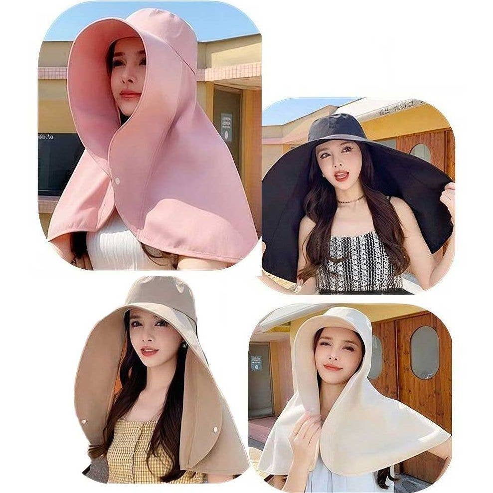 Diacly - Wholesale Visor - Women's - 12pk Wide Brim Sombrero Sun Protection Hat Visors0