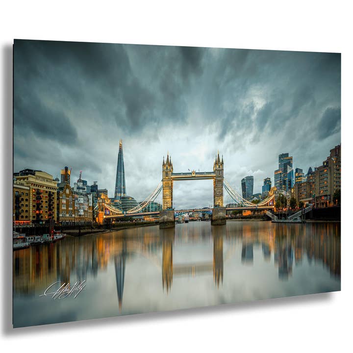 Tower Bridge Art Print | Blue Hour | Cityscape for wholesale by Clifton Haley Photography