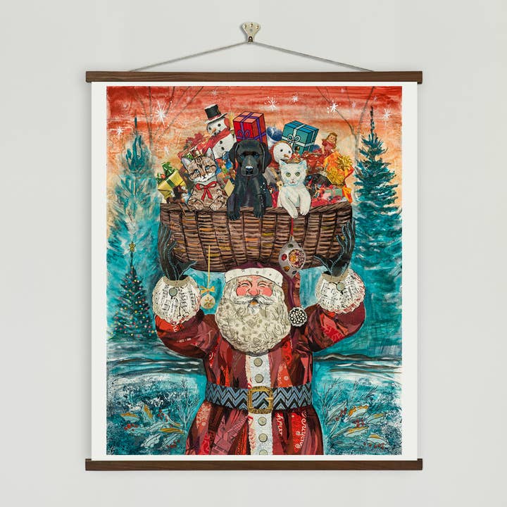Dolan Geiman - Wholesale Art Print - Art Print | Christmas Wall Art | SANTA 2024