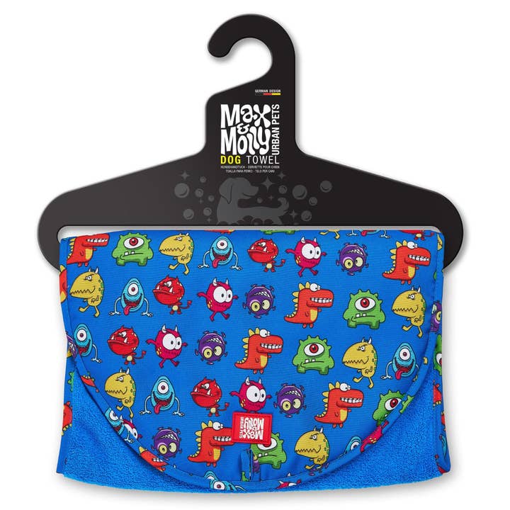Serviette pour chien - Petit monstre pour la vente par Max & Molly