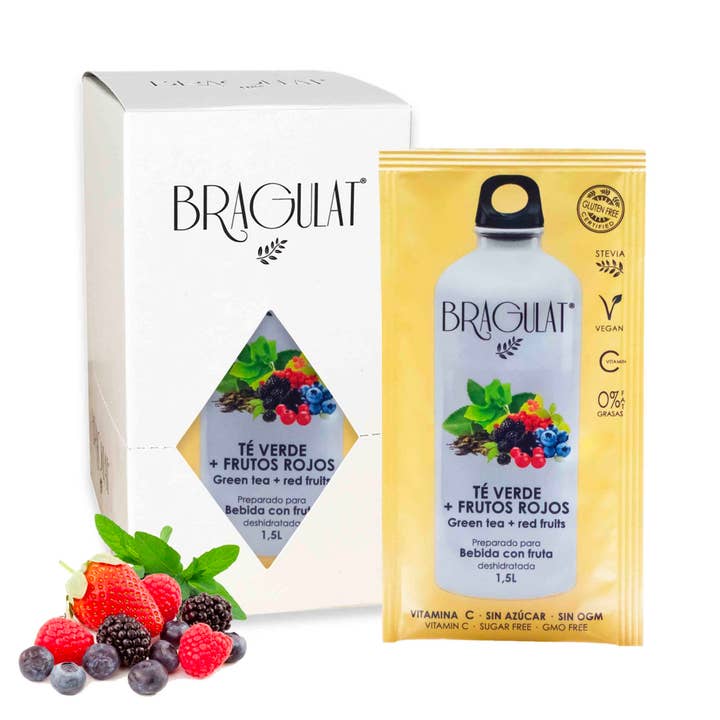 Bragulat Té Verde + Frutas Rojas | 15 bolsas para venta al por mayor de Sweet Express S.A.