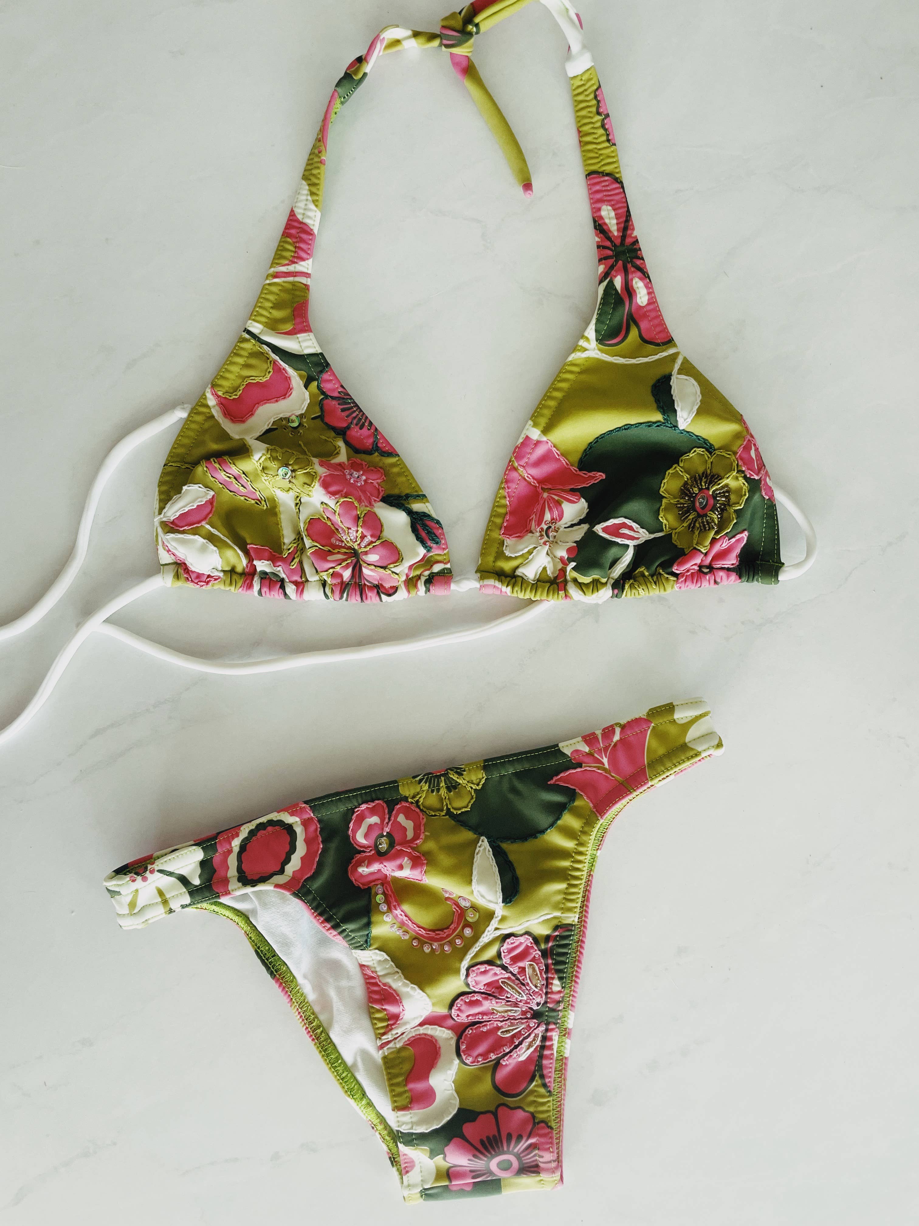 Pura Vida - Vente Maillot de bain deux-pièces – femme - Maillot de bain bikini brésilien à imprimés variés | trendy bathing su9