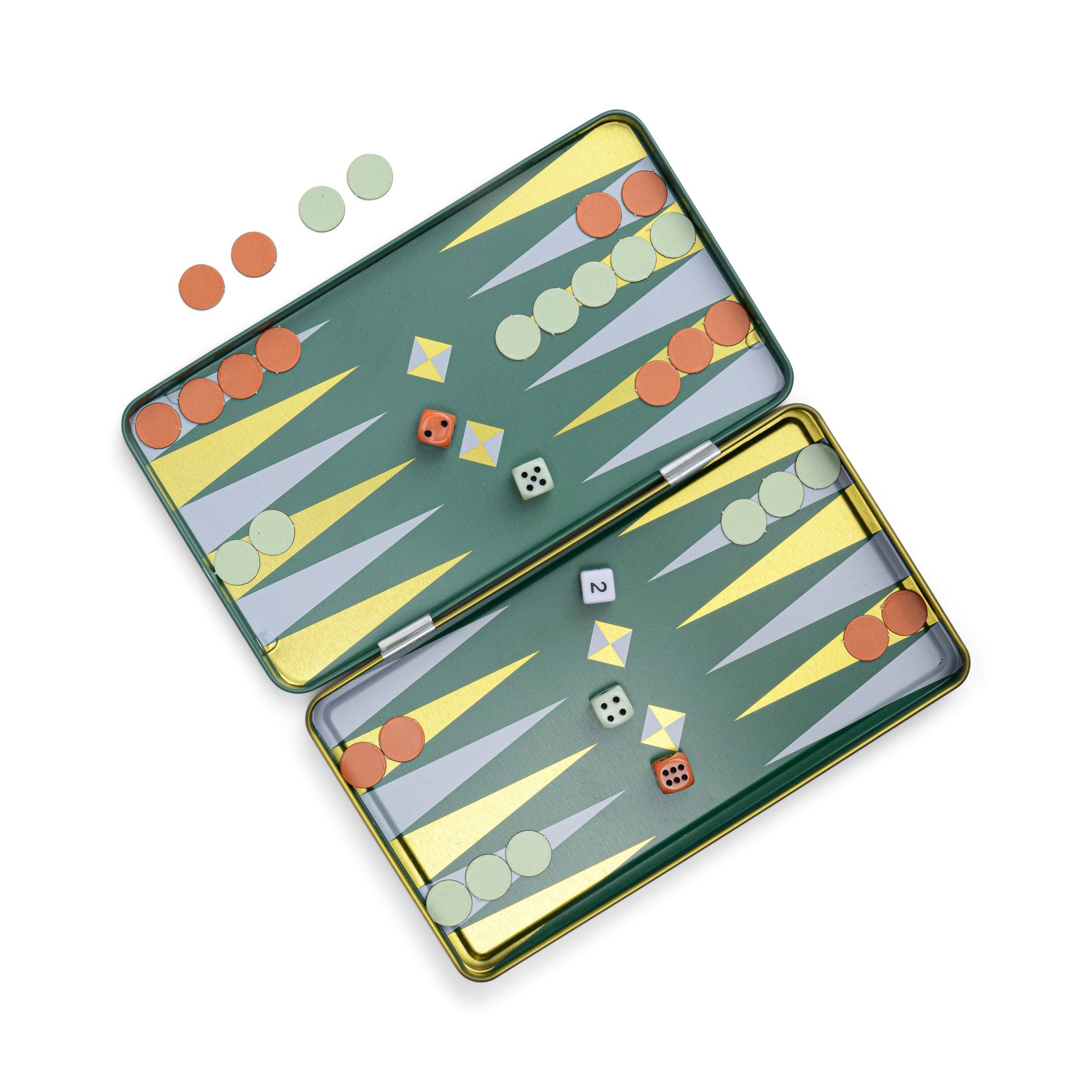 Designworks Collective – wholesale Board game – Gentlemen's Hardware Travel Backgammon2
