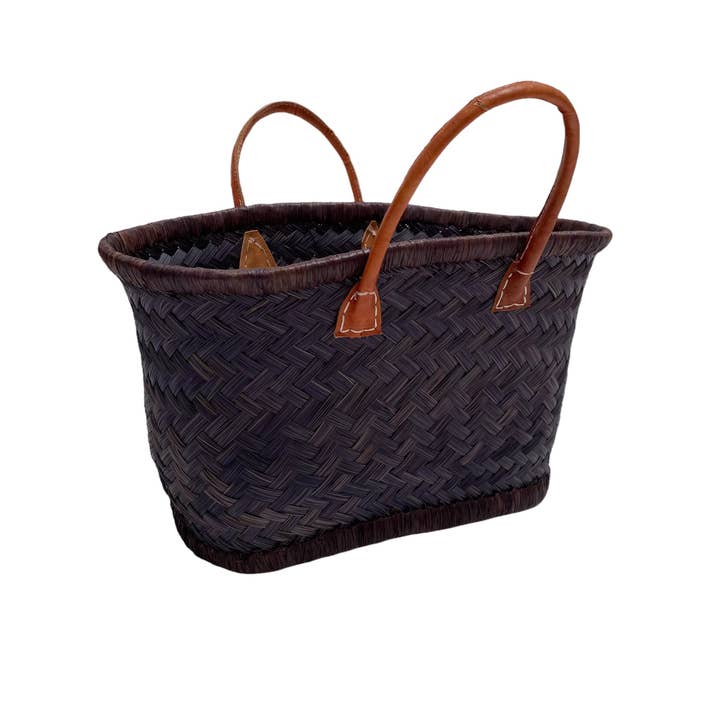 Le comptoir de la plage - Vendita all'ingrosso Borsa da spiaggia - Cestino fatto a mano Aravola unito per unità2