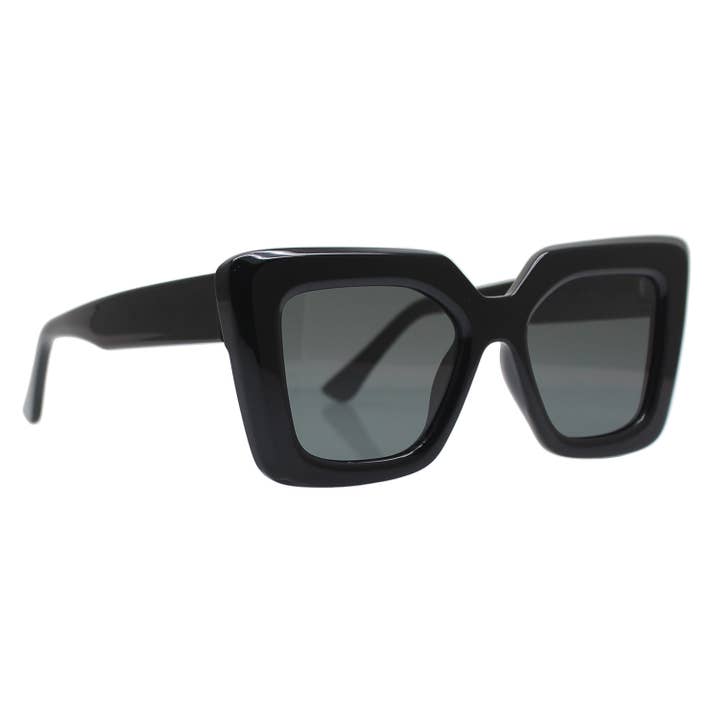 Ryan Simkhai Eyeshop - Wholesale Sunglasses - Women's - MONIQUE | Black | Smokey Lens1