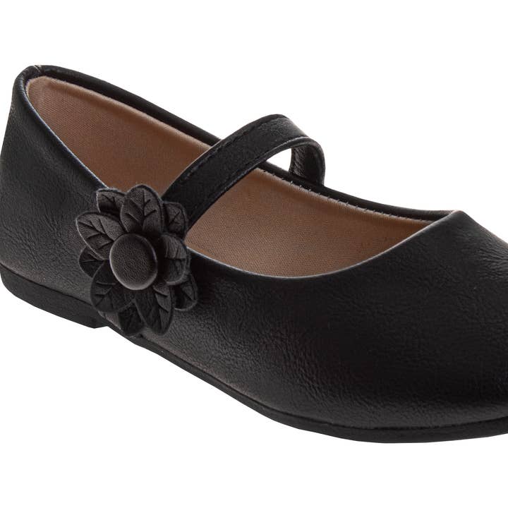 Kensie Girl Big Kid Floral Mary Jane Flats for wholesale by Josmo Shoes Inc