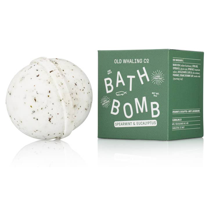 Old Whaling Company - Wholesale Bath Bomb/Fizz - Spearmint & Eucalyptus Bath Bomb