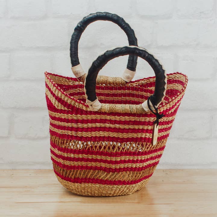 Big Blue Moma Baskets - Wholesale Beach Bag - U Shopper Small - Traditional Palette12