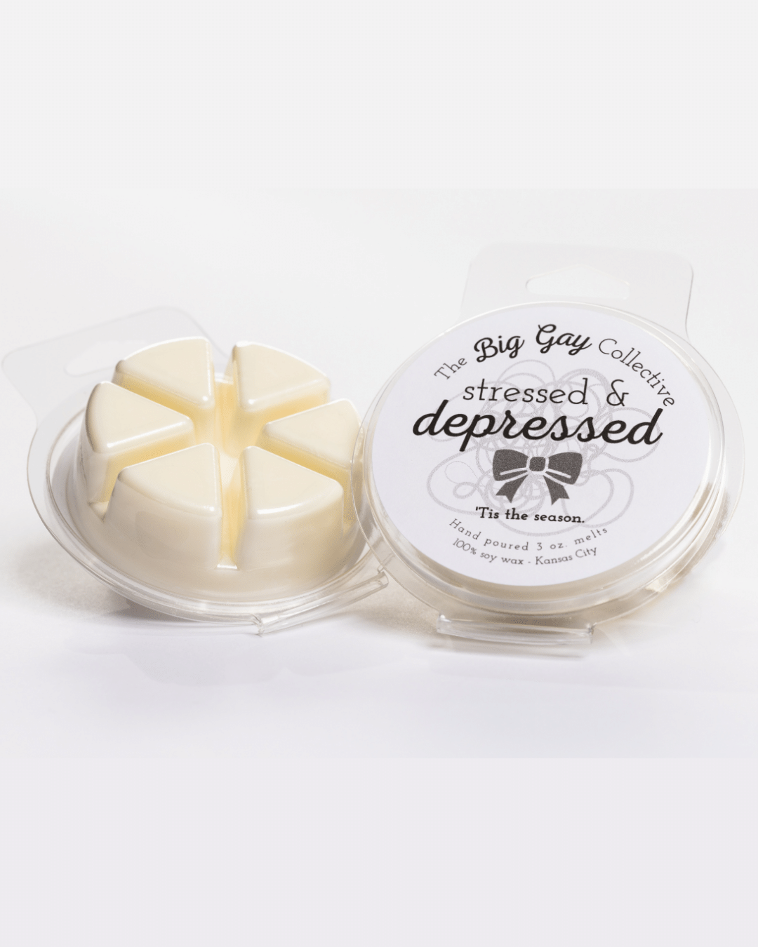 The Big Gay Collective LLC - Wholesale Jar/Filled Candle - Stressed & Depressed3