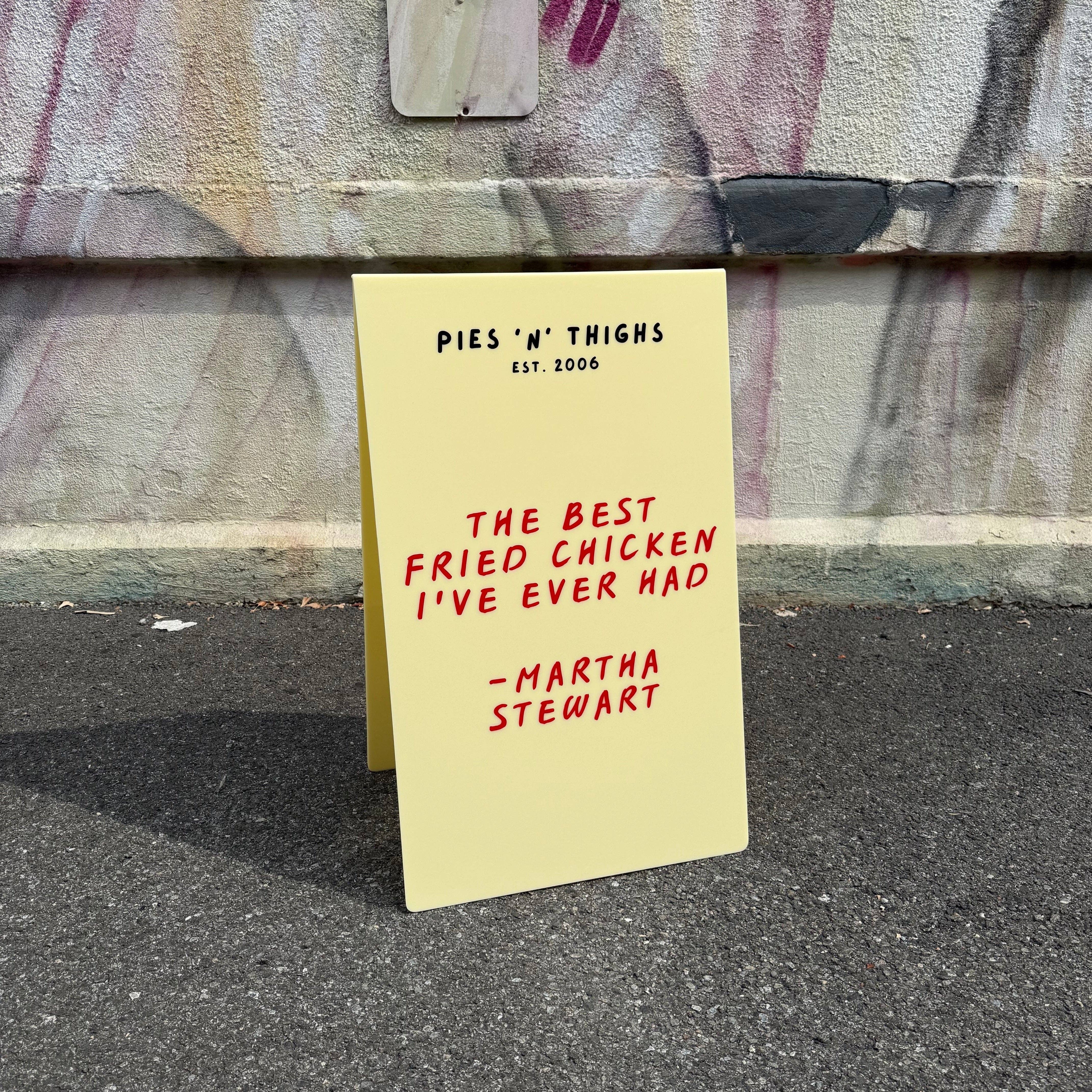 Signs and Mirrors – wholesale Sign – #010 - Opaque Acrylic A-Frame Sidewalk Sign13