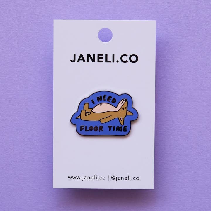 I Need Floor Time Pin for wholesale by JaneLi.Co