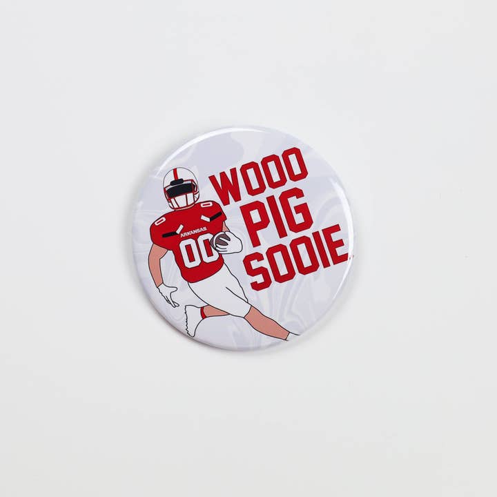 Tailgated Co. - Wholesale Lapel Pin/Button - Arkansas Game Day Tailgate Buttons | Game Day Pins