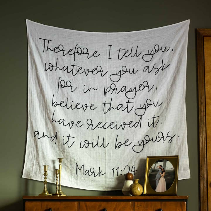 Modern Burlap - Wholesale Swaddle - Baby - Organic Swaddle Blanket- Mark 11:240