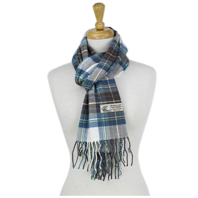 Jasper Trading LLC - Wholesale Scarf - Unisex - CM60 - One Dozen Multi Blue Cashmere Feel Scarves1