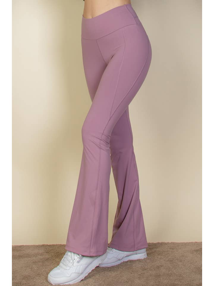 CAPELLA APPAREL - Wholesale Pants - Women's - Wide Waistband Flare Leg Pants9