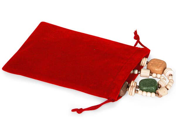 Nashville Wraps - Wholesale Jewelry Box/Organizer - Velour Drawstring Jewelry Bags3