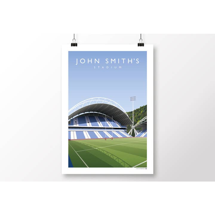 Huddersfield Giants John Smith's Poster for wholesale by Matthew J I Wood Design & Illustration