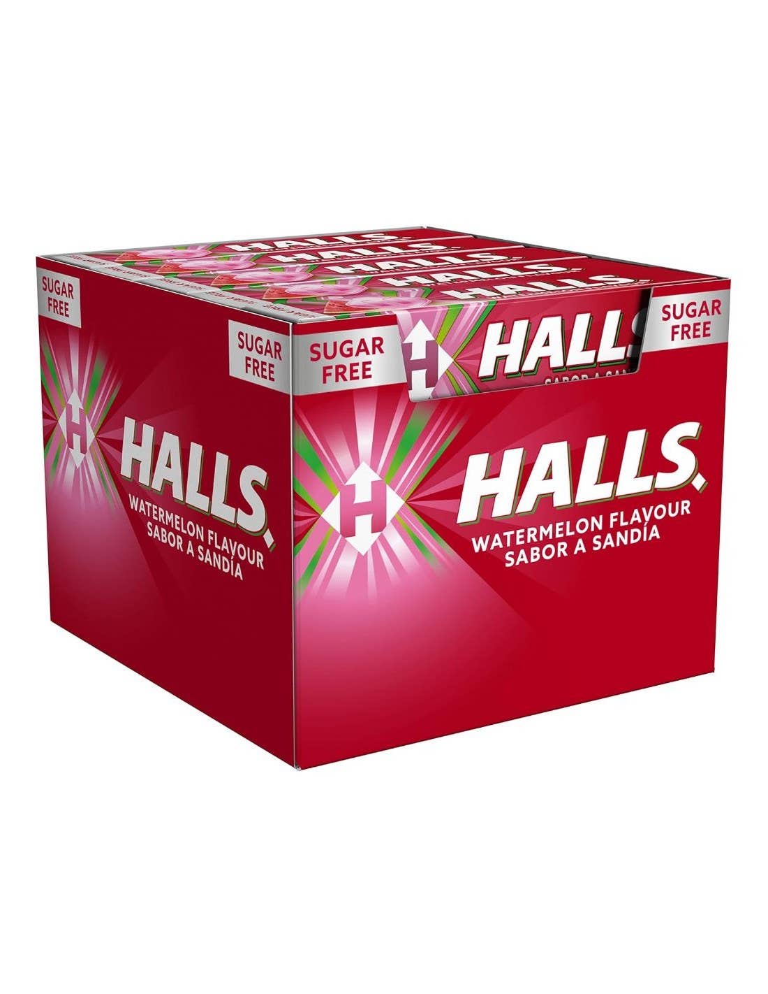 Snacky Candy - Vente Pastilles/bonbons contre la toux - Halls Pastilles Pastèque 33,5g 9 bonbons 20 unités1