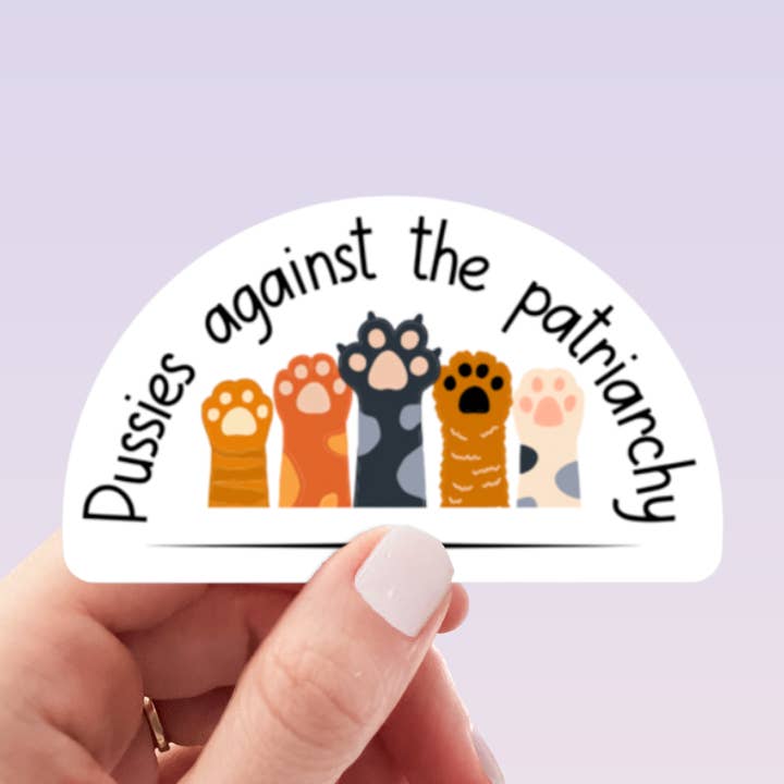 Pussies Contra o Autocolante Patriarcado por atacado de RainBee Designs, LLC