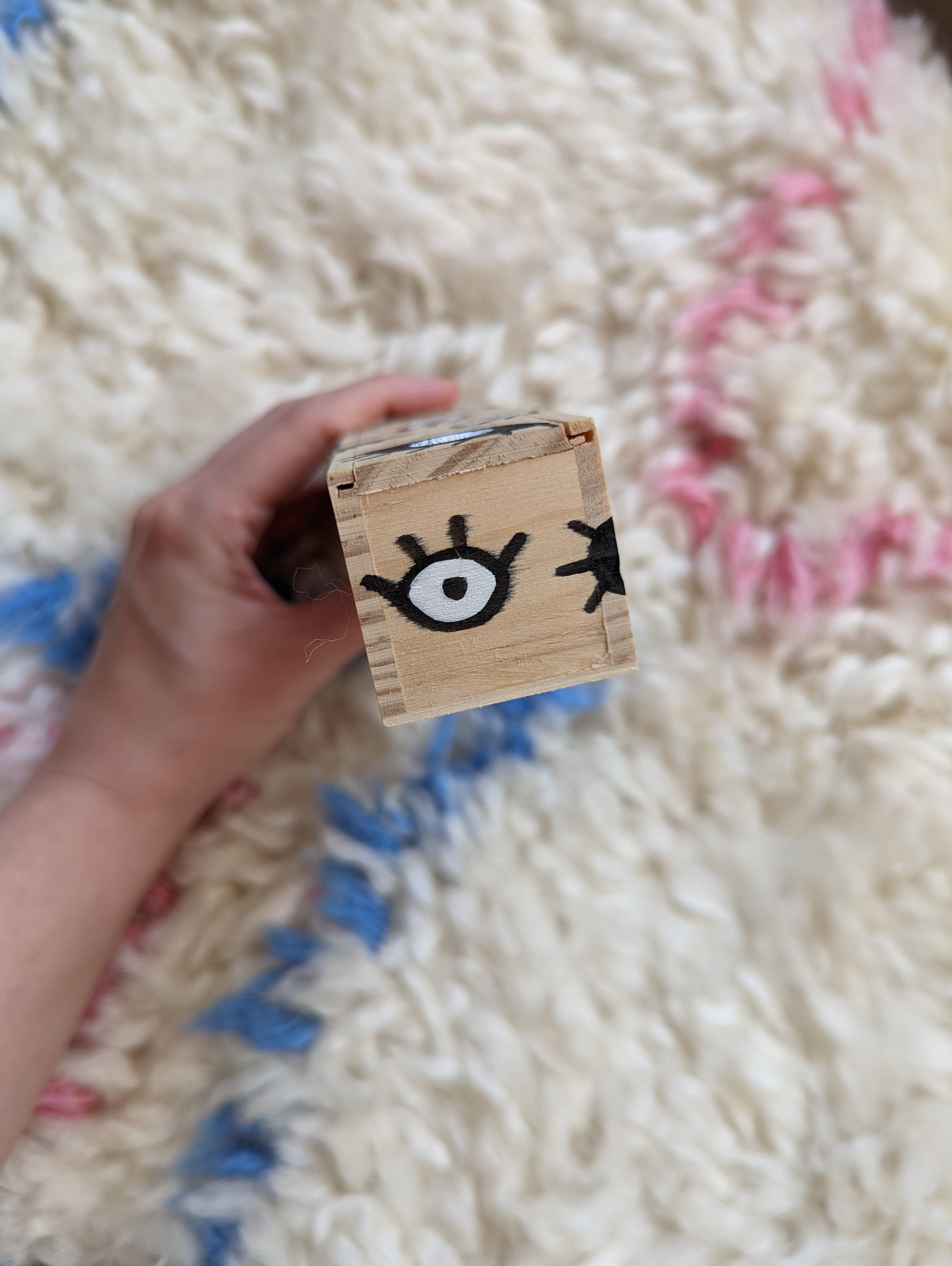 Foreignspell - Wholesale Decorative Box - Eyes | Hand-Painted, One-of-a-Kind Wooden Box4