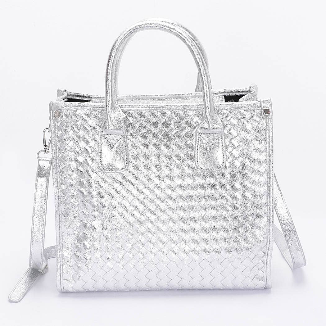 3AM BY H&D ACCESSORIES - Wholesale Draagtas - Dames - Metalen gevlochten shopper tas5