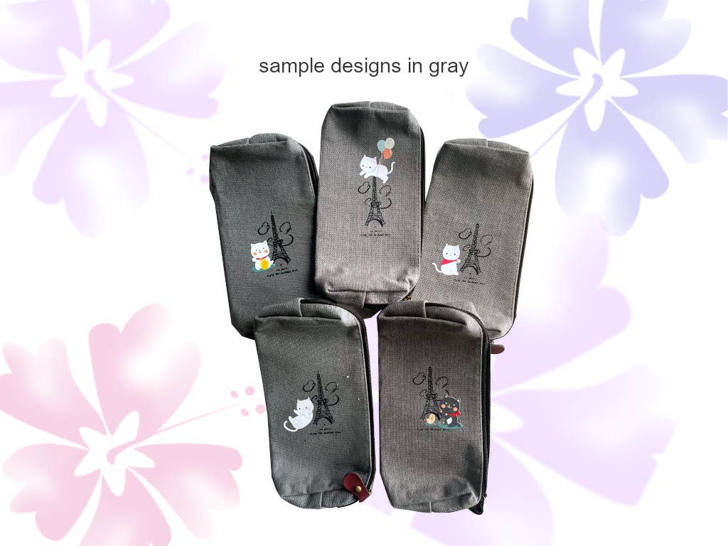 Small Surprises - Vendita all'ingrosso Astuccio/portamatite - Astuccio resistente in tela con design carini kawaii1